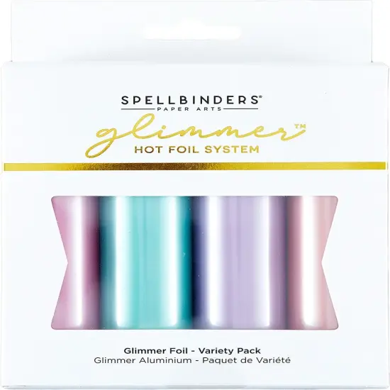 Spellbinders Glimmer Foil Variety Pack 4/Pkg-Satin Pastels {1}