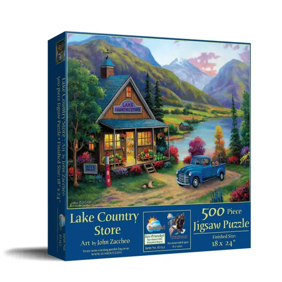 Sunsout Lake Country Store 500 pc Jigsaw Puzzle 62152 {3}