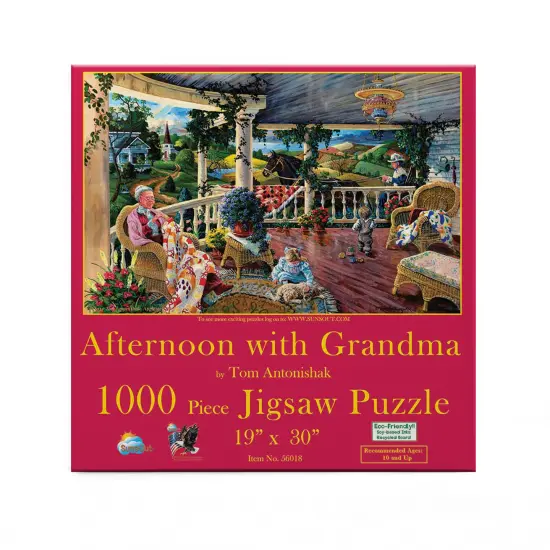Sunsout Afternoon with Grandma 1000 pc Mothers Day Jigsaw Puzzle 56018 {4}