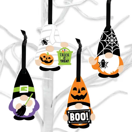 Big Dot of Happiness Halloween Gnomes - Spooky Fall Decorations - Tree Ornaments - Set of 12 {1}
