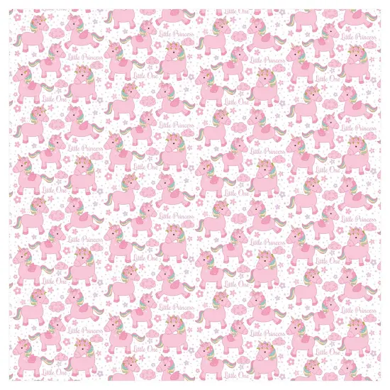 Little Birdie Little Miracle Cardstock Pack 12"X12" 12/Pkg-Baby Girl {3}