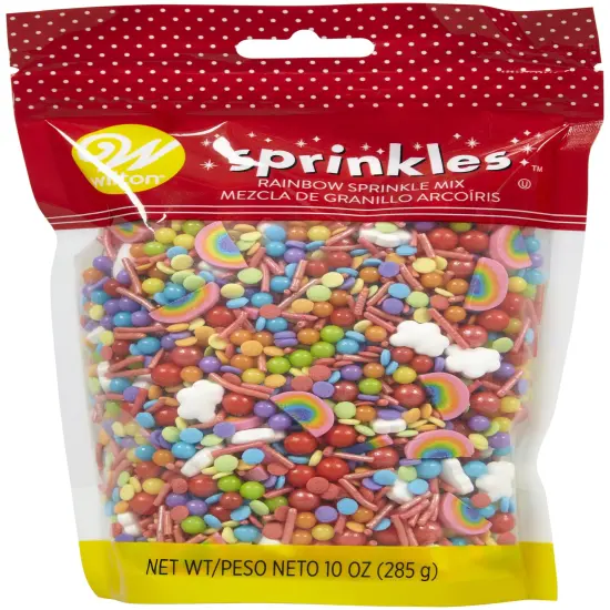 Wilton Sprinkles Mix 10oz-Rainbow {1}