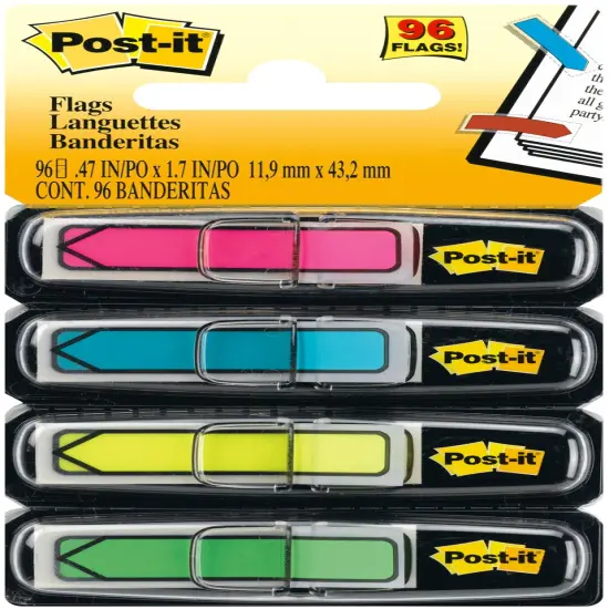 Post-It Arrow Flags .47"X1.7" 96/Pkg {1}