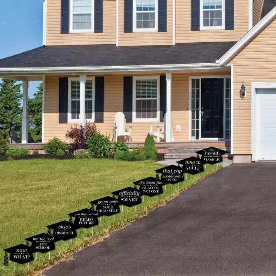 Big Dot of Happiess Graduation Cheers- Graduation Lawn Decorations - 10 Piece {6}