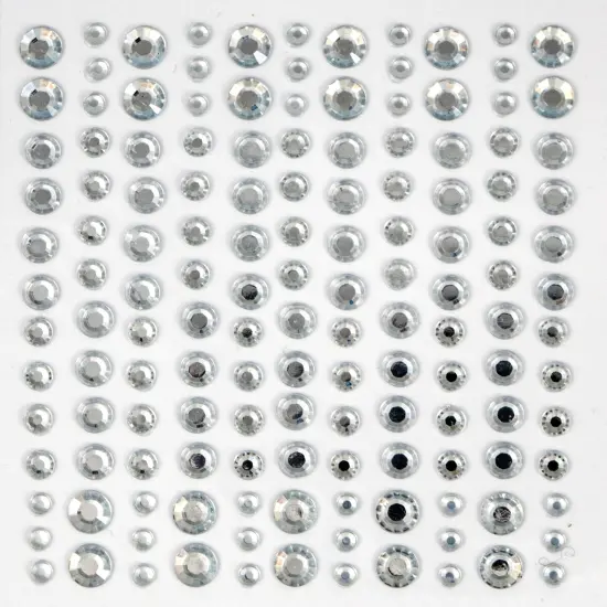 Craft Consortium Essential Adhesive Rhinestone Gems 143/Pkg-Clear {2}
