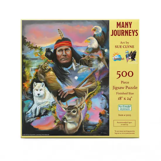 Sunsout Many Journeys 500 pc Jigsaw Puzzle 52115 {4}