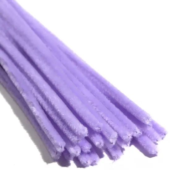 CousinDIY Chenille Stems 6mmx12" 25/Pkg-Lavender {5}