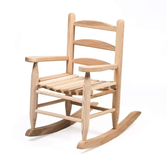 Handcrafted Eli & Mattie Amish Made Children's Size Wooden Rocking Chair {1}