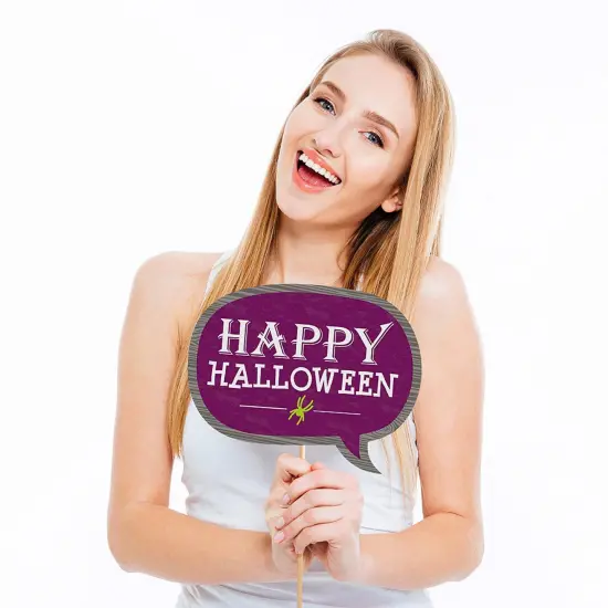 Big Dot of Happiness Happy Halloween - Witch Party Photo Booth Props Kit - 20 Count {4}