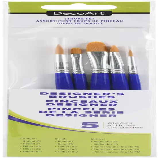 DecoArt Designer Series Brushes-Stroke Set {1}