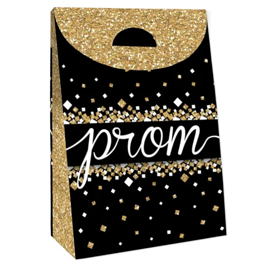 Big Dot of Happiness Prom - Prom Night Gift Favor Bags - Party Goodie Boxes - Set of 12 {4}