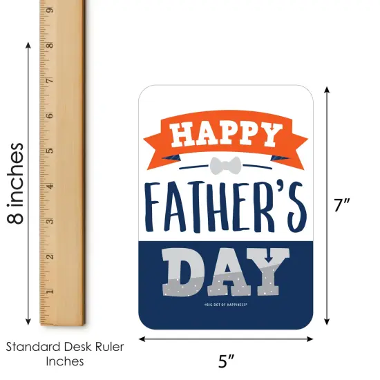 Big Dot of Happiness Happy Father's Day - Bingo Cards and Markers - We Love Dad Party Bingo Game - Set of 18 {6}