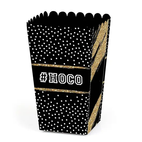 Big Dot of Happiness Hoco Dance - Homecoming Favor Popcorn Treat Boxes - Set of 12 {1}