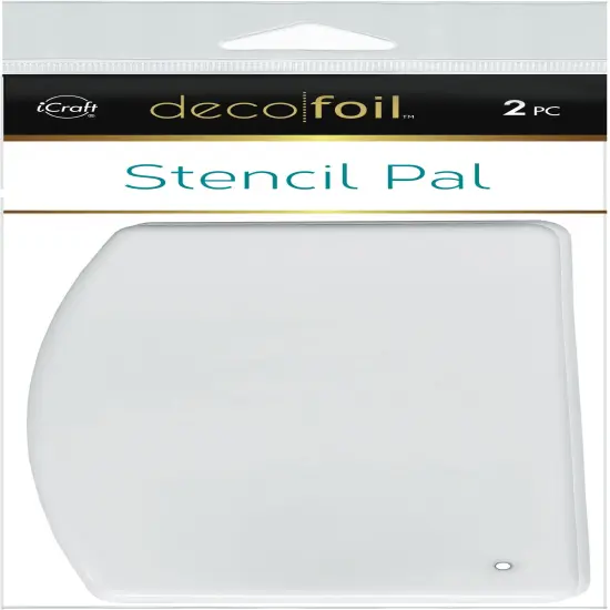 iCraft Deco Foil Stencil Pal 3.75"x5.2"-2/Pkg {1}