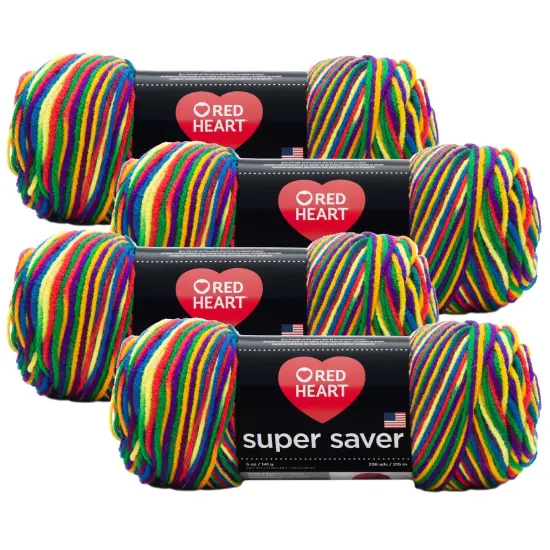 (Pack of 4) Red Heart Super Saver Yarn-Mexicana {1}