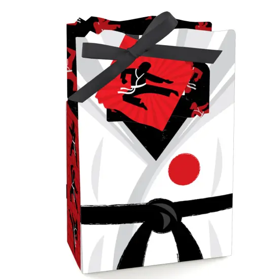 Big Dot of Happiness Karate Master - Martial Arts Birthday Party Favor Boxes - Set of 12 {1}