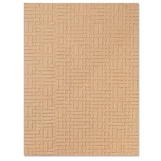 Sizzix 3D Textured Impressions By Eileen Hull-Woven Leather {2}