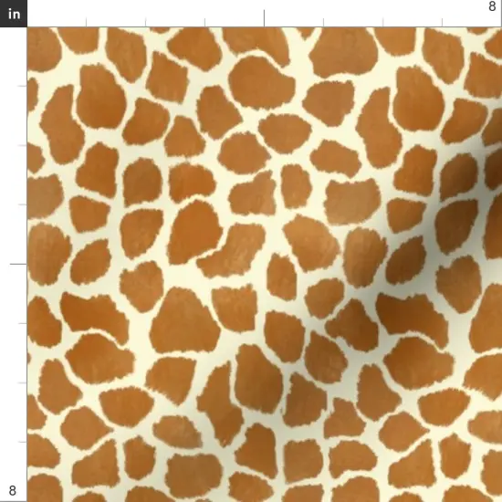 Various Fabrics by the Yard or Fat Quarter Giraffe Spots Hide Zoo Safari Brown Animal Print Pattern Look Africa Inspired Custom Printed Fabric by Spoonflower {4}