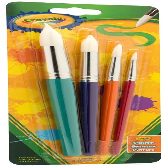 Crayola Paintbrushes-Round 4/Pkg {2}