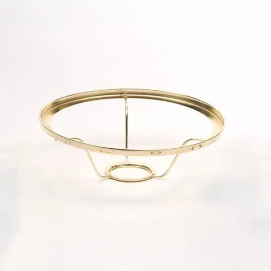 Aladdin Brass Plated 10" Under Burner Shade Ring for Glass Shades {1}