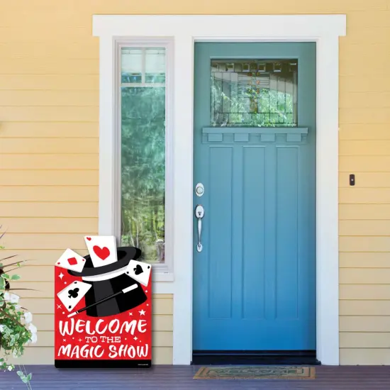 Big Dot of Happiness Ta-Da, Magic Show - Party Decorations - Magical Birthday Party Welcome Yard Sign {6}