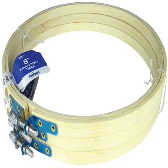 Janlynn Wood Embroidery Hoop 8"-Natural {2}