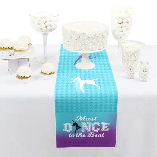 Big Dot of Happiness Must Dance to the Beat - Dance - Petite Dance Party or Birthday Party Paper Table Runner - 12 x 60 inches {3}
