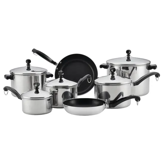 Farberware Classic Stainless Steel Cookware 15-Piece Set {3}