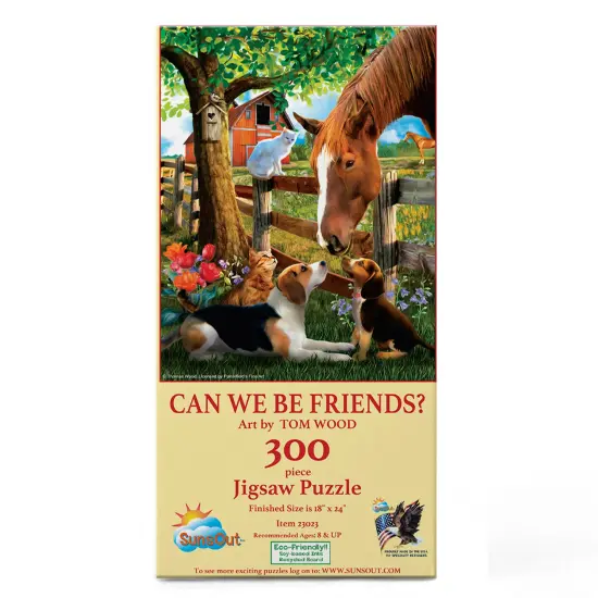 Sunsout Can We Be Friends 300 pc Jigsaw Puzzle 23023 {4}