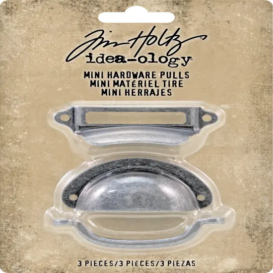 Idea-Ology Mini Metal Hardware Pulls 3/Pkg-Up To 2.25" {1}