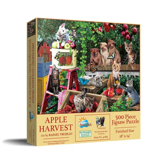 Sunsout Apple Harvest 500 pc Jigsaw Puzzle 42284 {2}
