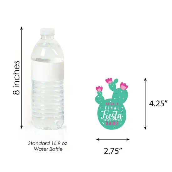 Big Dot of Happiness Drink If Game - Final Fiesta - Last Fiesta Bachelorette Party Game - 24 Count {4}