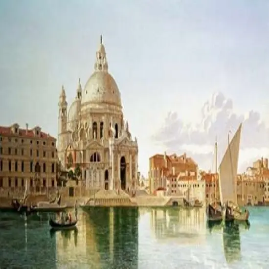 The Santa Maria Della Salute Venice Poster Print byWilliam Hickling Burnett - Item # VARPDX267807 {1}