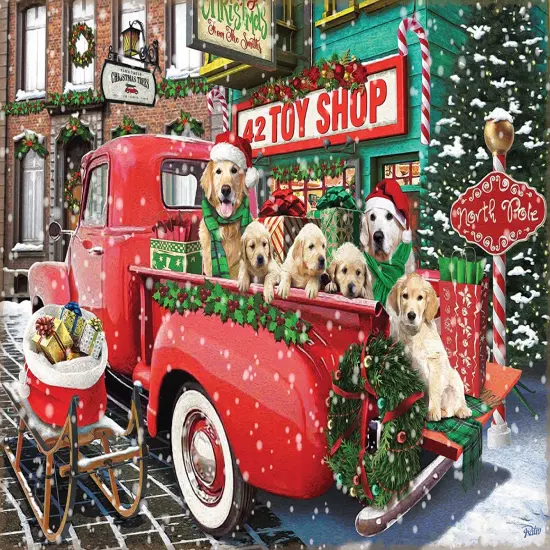Sunsout The Delivery Team 1000 pc Christmas Jigsaw Puzzle 42344 {1}