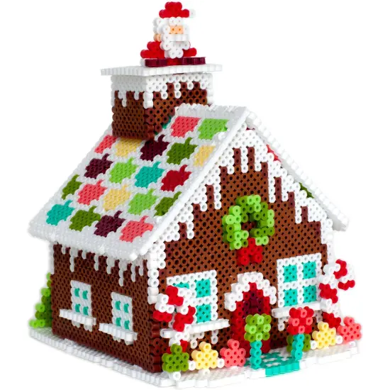 Perler Fused Bead Kit-Gingerbread House {5}