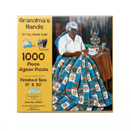 Sunsout Grandma's Hands 1000 pc Jigsaw Puzzle 46857 {4}
