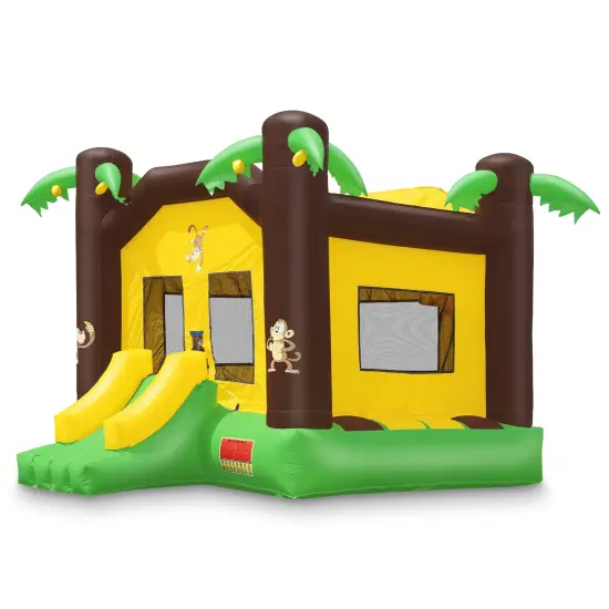 Cloud 9 Commercial Grade Jungle Bounce House - 100% PVC 17' x 13' Bouncer - Inflatable Only {4}