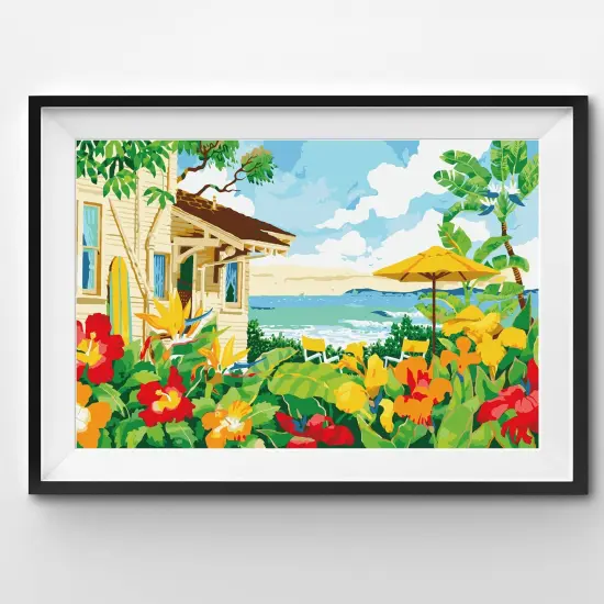 The Good Life &ndash; Paint by Numbers Kit | DIY Painting | Canvas Art for Adults {2}