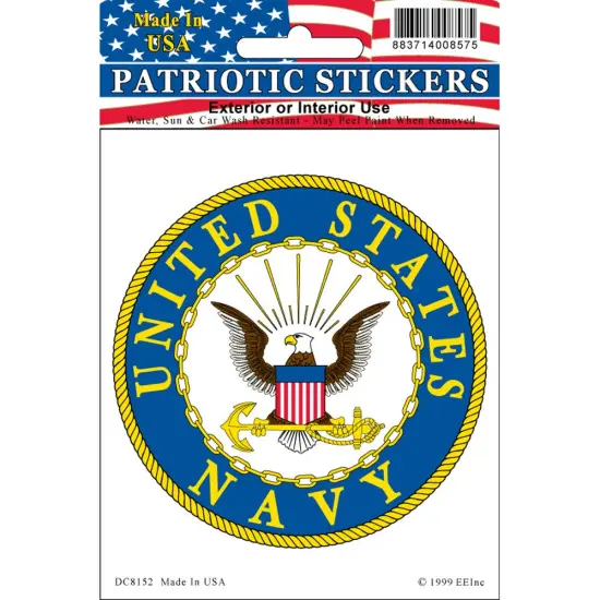 United States Navy Sticker 3-1/4"X3-1/2" {1}