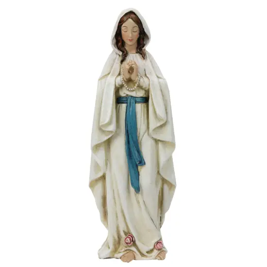 Roman 6." Joseph's Studio Our Lady of Lourdes Figures White {1}