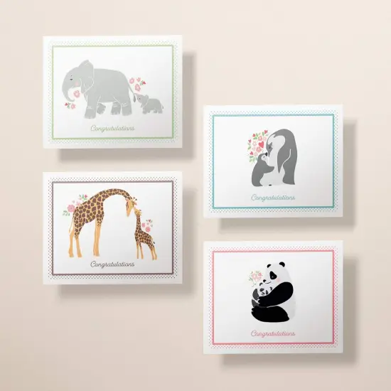 Baby Congrats Cards | Baby Shower Notecards | Eco-Friendly Stationery | 12, 24 {4}