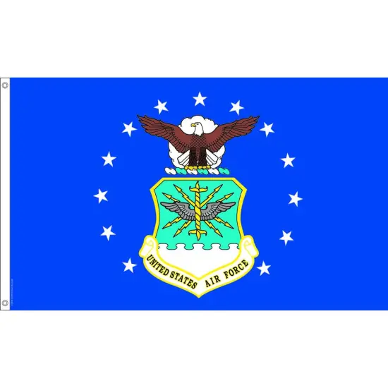 United States Air Force 1775 Flag with Grommets 3ft x 5ft {1}