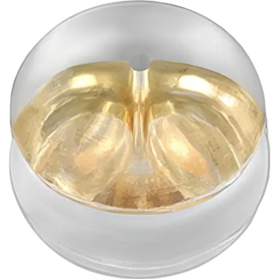 2 14K Yellow Gold Friction Ear Nut with Silicone Cushion 5.0mm Wide x 4.2mm High {2}