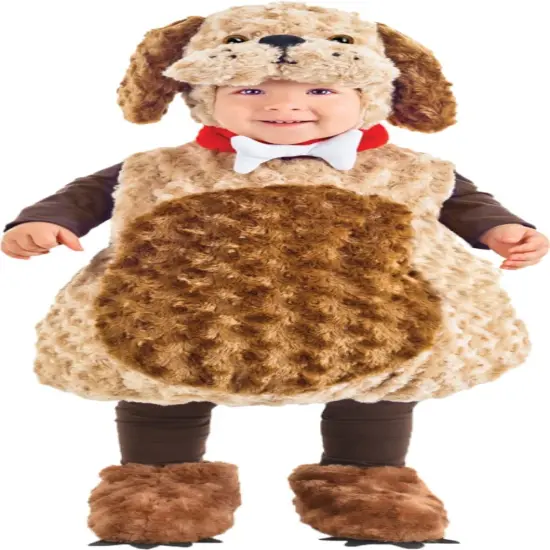 The Costume Center Brown and Beige Puppy Unisex Toddler Halloween Costume - Large {1}