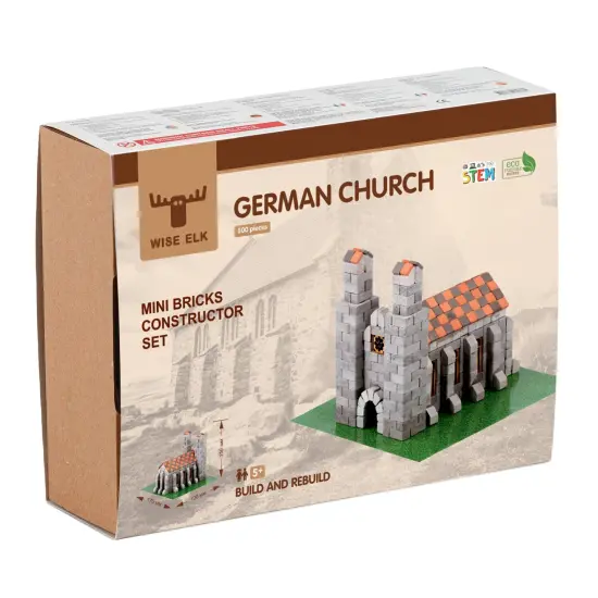 Mini Bricks Construction Set - German Church {3}