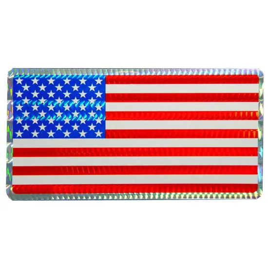 American Flag Sticker 3"X6" {1}