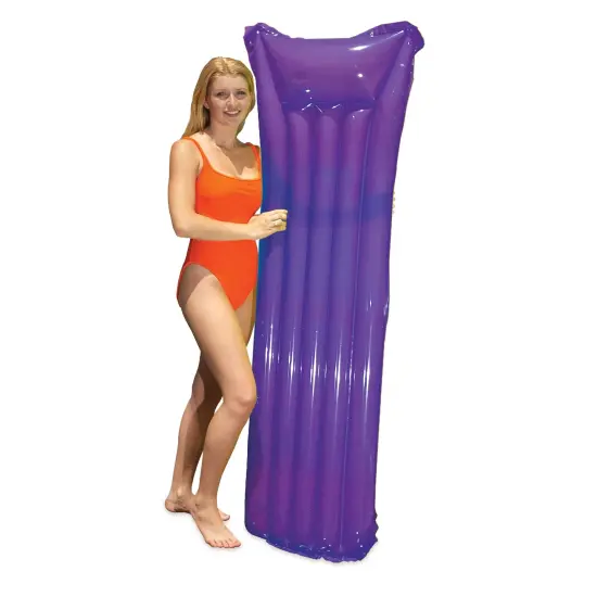 Swim Central 72-Inch Inflatable Purple Water Sports Swimming Pool Air Mattress {3}