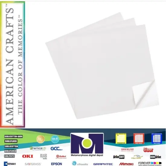 Sticky Thumb Double-Sided Adhesive Sheets 12"X12" 10/Pkg-Clear 60000320 by American Crafts {1}