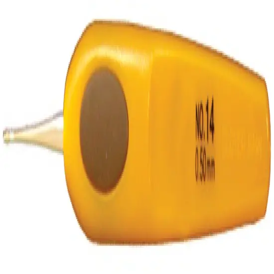 Clover Soft Touch Steel Crochet Hook-Size 14/.5mm {3}