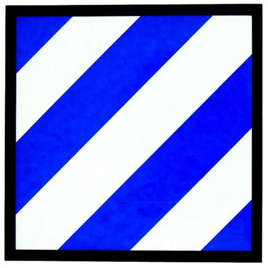 U.S. Army 3rd Infantry Division Sticker 3-1/4" {1}